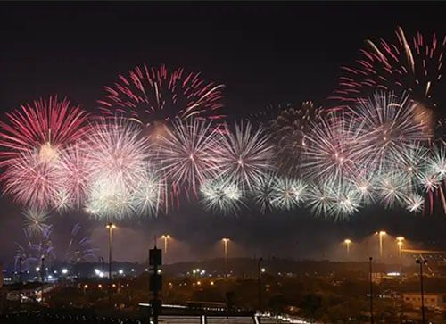 万安县焰火晚会